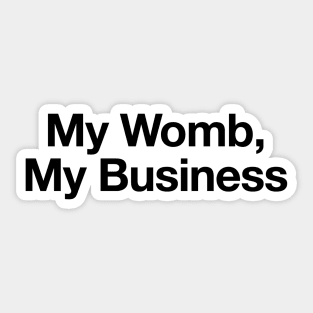 My Womb Sticker